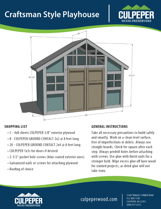 Craftsman-Style-Playhouse-Plan